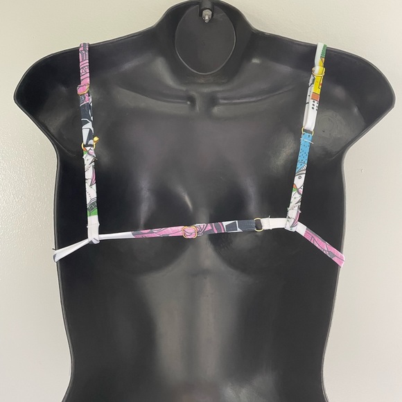 Limited Edition NWT Swiminista x James Peter Henry Art Toss bikini top M - Picture 2 of 10